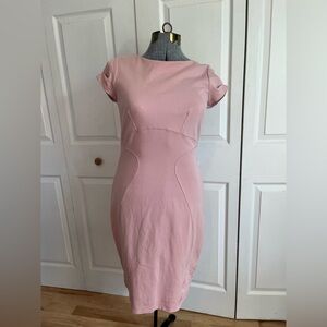 Closet Pink Fitted Dress